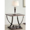 The appearance of Isiah Black Nickel End Table designed by ACME in the modern / contemporary interior design. This black piece of furniture was selected by 1StopBedrooms from Isiah Collection to add a touch of cosiness and style into your home. Sku: 80357. Material: Metal.