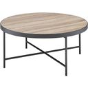 The appearance of Bage Weathered Gray Oak and Metal Coffee Table designed by ACME in the industrial interior design. This red piece of furniture  was selected by 1StopBedrooms from Bage Collection to add a touch of cosiness and style into your home. Sku: 81735. Material: Metal.