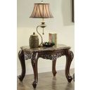 The appearance of Latisha Marble and Antique Oak End Table designed by ACME in the rustic / southwestern interior design. This brown piece of furniture  was selected by 1StopBedrooms from Latisha Collection to add a touch of cosiness and style into your home. Sku: 82147. Material: Stone.