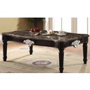 The appearance of Ernestine Marble and Black Coffee Table designed by ACME in the rustic / southwestern interior design. This black piece of furniture was selected by 1StopBedrooms from Ernestine Collection to add a touch of cosiness and style into your home. Sku: 82150. Material: Stone.