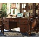 The appearance of Vendome Cherry Executive Desk designed by ACME in the rustic / southwestern interior design. This cherry piece of furniture was selected by 1StopBedrooms from Vendome Collection to add a touch of cosiness and style into your home. Sku: 92125. Material: Wood.