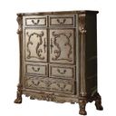 The appearance of Acme Dresden Chest designed by ACME in the transitional interior design. This gold piece of furniture  was selected by 1StopBedrooms from Dresden Collection to add a touch of cosiness and style into your home. Sku: 23166. Material: Wood.