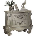 The appearance of Acme Versailles Nightstand in Bone White designed by ACME in the rustic / southwestern interior design. This white piece of furniture was selected by 1StopBedrooms from Versailles Collection to add a touch of cosiness and style into your home. Sku: 21133. Material: Wood.