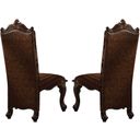The appearance of Acme Versailles Side Chair in L.Brown/Cherry Oak (Set of 2) designed by ACME in the rustic / southwestern interior design. This cherry oak piece of furniture was selected by 1StopBedrooms from Versailles Collection to add a touch of cosiness and style into your home. Sku: 61102. Material: Vinyl.