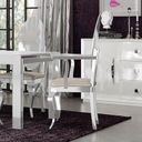 The appearance of Carmen Arm Chair (White) (Set of 2) designed by ESF in the modern / contemporary interior design. This white high gloss piece of furniture  was selected by 1StopBedrooms from Carmen Collection to add a touch of cosiness and style into your home. Sku: CARMENARMCHAIRWHITE. Material: MDF.