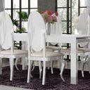 The appearance of Carmen Side Chair (White) (Set of 2) designed by ESF in the modern / contemporary interior design. This white high gloss piece of furniture  was selected by 1StopBedrooms from Carmen Collection to add a touch of cosiness and style into your home. Sku: CARMENSIDECHAIRWHITE. Material: MDF.