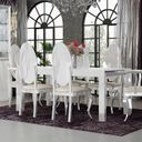 The appearance of Carmen Dining Table (White) designed by ESF in the modern / contemporary interior design. This white high gloss piece of furniture  was selected by 1StopBedrooms from Carmen Collection to add a touch of cosiness and style into your home. Sku: CARMENTABLEWHITE. Material: MDF. Table Top Shape: Rectangular. Size: 36" x 87".