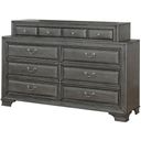 The appearance of Brandt Dresser (Gray) designed by Furniture of America in the transitional interior design. This medium color piece of furniture  was selected by 1StopBedrooms from Brandt Collection to add a touch of cosiness and style into your home. Sku: CM7302GY-D. Material: Wood.