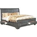The appearance of Brandt Storage Bed (Gray) (Queen) designed by Furniture of America in the transitional interior design. This gray piece of furniture  was selected by 1StopBedrooms from Brandt Collection to add a touch of cosiness and style into your home. Sku: CM7302GY-Q-1;CM7302GY-Q-2;CM7302GY-Q-3;CM7302GY-Q-4;CM7302GY-Q-5. Bed Type: Storage Bed. Material: Wood. Bed Size: Queen.