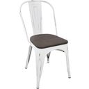 The appearance of Oregon Dining Chair Set of 2 designed by Lumisource in the industrial interior design. This white piece of furniture  was selected by 1StopBedrooms from Oregon Collection to add a touch of cosiness and style into your home. Sku: DC-OR VW+E2. Material: Wood.