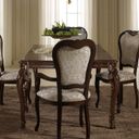The appearance of Donatello Rectangular Dining Table designed by ESF in the traditional interior design. This walnut piece of furniture was selected by 1StopBedrooms from Donatello Collection to add a touch of cosiness and style into your home. Sku: DONATELLOTABLE. Material: Wood. Table Top Shape: Rectangular. Size: 79".