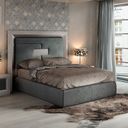 The appearance of Enzo Platform Bed (Queen) designed by ESF in the modern / contemporary interior design. This grey/silver piece of furniture was selected by 1StopBedrooms from Enzo Collection to add a touch of cosiness and style into your home. Sku: ENZOBEDQS. Bed Type: Platform Bed. Material: Fabric. Bed Size: Queen.