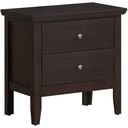 The appearance of Parker Nightstand designed by Glory in the transitional interior design. This dark cappuccino piece of furniture  was selected by 1StopBedrooms from Parker Collection to add a touch of cosiness and style into your home. Sku: G1300-N-Nightstand. Material: Wood.