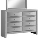 The appearance of G1503 Dresser designed by Glory in the transitional interior design. This silver gray piece of furniture was selected by 1StopBedrooms from G15 Collection to add a touch of cosiness and style into your home. Sku: G1503-D-Dresser. Material: Wood.