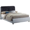 The appearance of G1503C Upholstered Bed (Queen) designed by Glory in the transitional interior design. This gray piece of furniture was selected by 1StopBedrooms from G15 Collection to add a touch of cosiness and style into your home. Sku: G1503C-QB-UP-Queen Bed Headboard & Footboard & Rails. Material: Wood. Bed Size: Queen. Bed Type: Upholstered Bed.