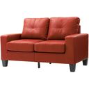 The appearance of Newbury Modular Loveseat (Red) designed by Glory in the modern / contemporary interior design. This red piece of furniture was selected by 1StopBedrooms from Newbury Collection to add a touch of cosiness and style into your home. Sku: G465A-L-Newbury Modular Loveseat. Material: Faux Leather.