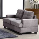 The appearance of G513 Loveseat (Grey) designed by Glory in the transitional interior design. This grey piece of furniture was selected by 1StopBedrooms from G513 Collection to add a touch of cosiness and style into your home. Sku: G513A-L Box 1;G513A-L Box 2. Material: Fabric.