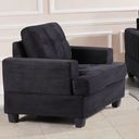 The appearance of G515 Chair (Black) designed by Glory in the transitional interior design. This black piece of furniture was selected by 1StopBedrooms from G515 Collection to add a touch of cosiness and style into your home. Sku: G515A-C-Chair. Material: Fabric.