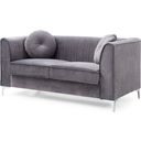 The appearance of Delray Loveseat In Gray designed by Glory in the modern / contemporary interior design. This gray piece of furniture was selected by 1StopBedrooms from Delray Collection to add a touch of cosiness and style into your home. Sku: G790A-L Box 1;G790A-L Box 2. Material: Fabric.