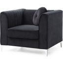 The appearance of Delray Chair In Black designed by Glory in the modern / contemporary interior design. This black piece of furniture was selected by 1StopBedrooms from Delray Collection to add a touch of cosiness and style into your home. Sku: G793A-C-Chair. Material: Fabric.