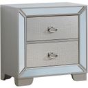 The appearance of G8105 Nightstand designed by Glory in the transitional interior design. This gray piece of furniture was selected by 1StopBedrooms from G81 Collection to add a touch of cosiness and style into your home. Sku: G8105-N-Nightstand. Material: Wood.
