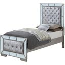The appearance of G8105A Panel Bed (Twin) designed by Glory in the transitional interior design. This gray piece of furniture was selected by 1StopBedrooms from G81 Collection to add a touch of cosiness and style into your home. Sku: G8105A-TB Box 1;G8105A-TB Box 2;G8105A-TB Box 3. Bed Type: Panel Bed. Material: Wood. Bed Size: Twin.