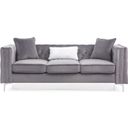 The appearance of Paige Sofa (Gray) designed by Glory in the transitional interior design. This gray piece of furniture was selected by 1StopBedrooms from Paige Collection to add a touch of cosiness and style into your home. Sku: G822A-S Box 1;G822A-S Box 2. Material: Fabric.