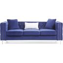 The appearance of Paige Sofa (Blue) designed by Glory in the transitional interior design. This blue piece of furniture was selected by 1StopBedrooms from Paige Collection to add a touch of cosiness and style into your home. Sku: G829A-S Box 1;G829A-S Box 2. Material: Fabric.