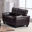 The appearance of G905 Loveseat (Cappuccino) designed by Glory in the transitional interior design. This cappuccino piece of furniture  was selected by 1StopBedrooms from G905 Collection to add a touch of cosiness and style into your home. Sku: G905A-L Box 1;G905A-L Box 2. Material: Faux Leather.