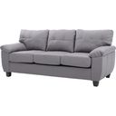 The appearance of G912A Sofa (Gray) designed by Glory in the modern / contemporary interior design. This gray piece of furniture  was selected by 1StopBedrooms from G91 Collection to add a touch of cosiness and style into your home. Sku: G912A-S Box 1;G912A-S Box 2. Material: Faux Leather.