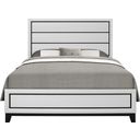 The appearance of Global Furniture Kate White Queen Bed designed by Global Furniture USA in the modern / contemporary interior design. This white piece of furniture was selected by 1StopBedrooms from Kate Collection to add a touch of cosiness and style into your home. Sku: KATE-WHITE-KB/QB SR;KATE-WHITE-QB-HB/FB. Bed Type: Panel Bed. Bed Size: Queen. Material: Plywood.