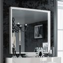 The appearance of Kiu Single Dresser Mirror designed by ESF in the modern / contemporary interior design. This white high gloss piece of furniture  was selected by 1StopBedrooms from Kiu Collection to add a touch of cosiness and style into your home. Sku: KIUMIRROR. Material: MDF.