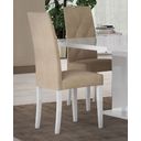 The appearance of Lisa Side Chair designed by ESF in the modern / contemporary interior design. This beige piece of furniture was selected by 1StopBedrooms from Lisa Collection to add a touch of cosiness and style into your home. Sku: LISACHAIR. Material: Fabric.