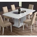 The appearance of Lisa Dining Table designed by ESF in the modern / contemporary interior design. This white high gloss piece of furniture was selected by 1StopBedrooms from Lisa Collection to add a touch of cosiness and style into your home. Sku: LISADTABLE. Material: Wood. Table Top Shape: Rectangular. Size: 71".