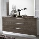 The appearance of Platinum Single Dresser designed by ESF in the modern / contemporary interior design. This brown piece of furniture was selected by 1StopBedrooms from Platinum Collection to add a touch of cosiness and style into your home. Sku: PLATINUMSDRESSER. Material: MDF.