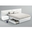 The appearance of Sara Storage Bed (Queen) designed by ESF in the modern / contemporary interior design. This white high gloss piece of furniture was selected by 1StopBedrooms from Sara Collection to add a touch of cosiness and style into your home. Sku: SARABEDQ.S;SARASTORAGEKITQ.S. Bed Type: Storage Bed. Bed Size: Queen. Material: MDF.
