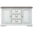 The appearance of Abbey Park Antique White Buffet designed by Liberty in the traditional interior design. This white piece of furniture was selected by 1StopBedrooms from Abbey Park Collection to add a touch of cosiness and style into your home. Sku: 520-CB6640. Material: Rubberwood.