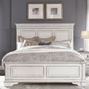 The appearance of Abbey Park Antique White Queen Panel Bed designed by Liberty in the traditional interior design. This white piece of furniture  was selected by 1StopBedrooms from Abbey Park Collection to add a touch of cosiness and style into your home. Sku: 520-BR13;520-BR14;520-BR90. Bed Type: Panel Bed. Bed Size: Queen. Material: Rubberwood.