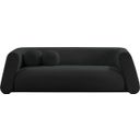 The appearance of Abbington Boucle Fabric Sofa In Black designed by Meridian in the modern / contemporary interior design. This black piece of furniture was selected by 1StopBedrooms from Abbington Collection to add a touch of cosiness and style into your home. Sku: 113Black-S. Material: Boucle.