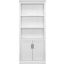 The appearance of Abby Modern Wood Lower Doors Bookcase In White designed by Martin Furniture in the modern / contemporary interior design. This white piece of furniture was selected by 1StopBedrooms from Abby Collection to add a touch of cosiness and style into your home. Sku: IMAY3278D. Material: Wood.