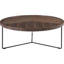 The appearance of Abby Walnut Coffee Table designed by Bellini Modern Living in the transitional interior design. This black and brown piece of furniture  was selected by 1StopBedrooms from Abby Collection to add a touch of cosiness and style into your home. Sku: Abby CT.