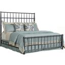 The appearance of Sylvan King Metal Bed In Black designed by Kincaid in the transitional interior design. This black piece of furniture was selected by 1StopBedrooms from Abode Collection to add a touch of cosiness and style into your home. Sku: 269-302;269-303. Material: Metal. Bed Size: King. Bed Type: Metal Bed.