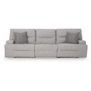 Acklen Place 3-Piece Power Reclining Sectional Sofa In Pewter