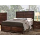The appearance of Acme Oberreit Queen Panel Bed in Walnut designed by ACME in the transitional interior design. This brown piece of furniture was selected by 1StopBedrooms from Oberreit Collection to add a touch of cosiness and style into your home. Sku: 25790Q-HF;25791Q-R. Bed Type: Panel Bed. Material: Wood. Bed Size: Queen.