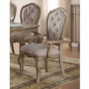 The appearance of Acme Chelmsford Arm Chair in Antique Taupe (Set of 2) designed by ACME in the transitional interior design. This beige piece of furniture  was selected by 1StopBedrooms from Chelmsford Collection to add a touch of cosiness and style into your home. Sku: 66053. Material: Fabric.