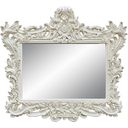 The appearance of Acme Adara Mirror In Antique White Finish designed by ACME in the transitional interior design. This antique white piece of furniture was selected by 1StopBedrooms from Adara Collection to add a touch of cosiness and style into your home. Sku: BD01250. Material: Wood.