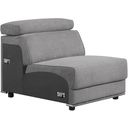 The appearance of Acme Alwin Modular Armless Chair In Dark Gray Fabric designed by ACME in the modern / contemporary interior design. This dark gray piece of furniture was selected by 1StopBedrooms from Alwin Collection to add a touch of cosiness and style into your home. Sku: 53722. Material: Upholstery.