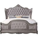 The appearance of Ariadne Eastern King Bed In Antique Platinum Finish designed by ACME in the transitional interior design. This antique platinum piece of furniture was selected by 1StopBedrooms from Ariadne Collection to add a touch of cosiness and style into your home. Sku: BD00601CKEK1;BD00601CKEK2;BD00602EKQ3. Bed Type: Panel Bed. Material: Wood. Bed Size: Eastern King.