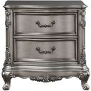 The appearance of Ariadne Nightstand In Antique Platinum Finish designed by ACME in the transitional interior design. This antique platinum piece of furniture was selected by 1StopBedrooms from Ariadne Collection to add a touch of cosiness and style into your home. Sku: BD00604. Material: Wood.