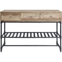 The appearance of Acme Brantley Ii Sofa Table designed by ACME in the industrial interior design. This oak piece of furniture was selected by 1StopBedrooms from Brantley Ii Collection to add a touch of cosiness and style into your home. Sku: LV00750. Material: Wood.